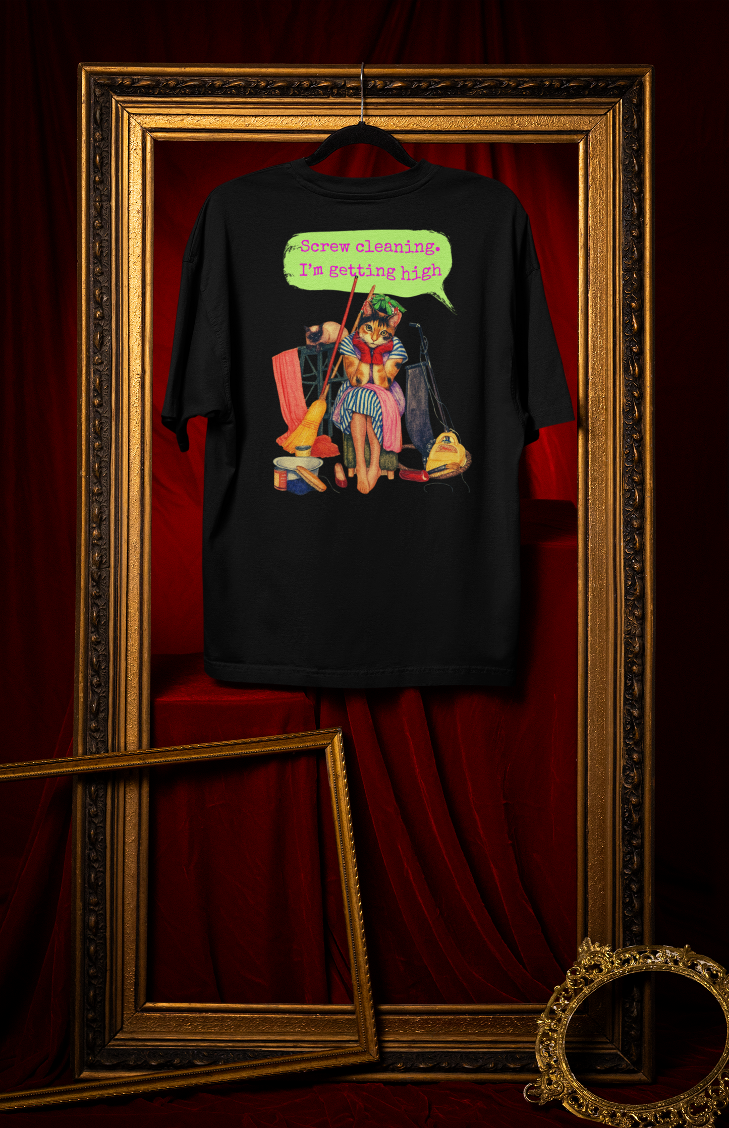 Dark Humor T Shirt Oversized Sarcastic Feminist Artwork