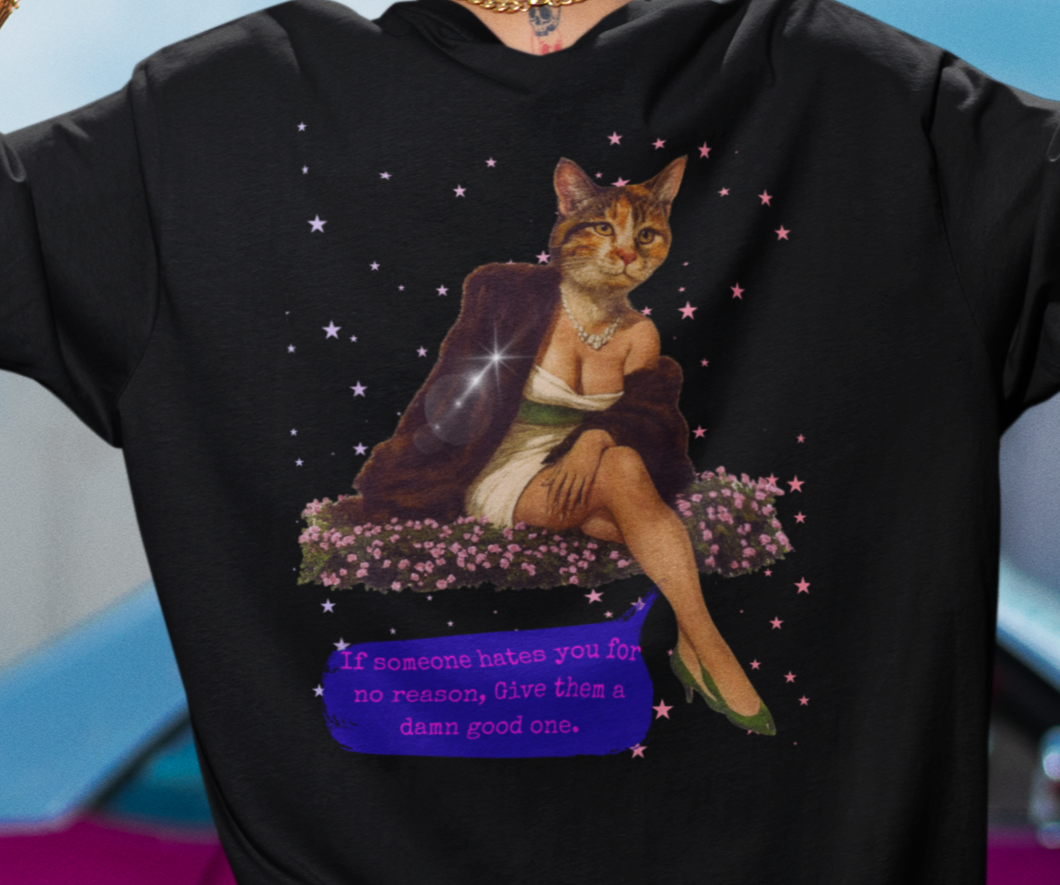 Sarcastic Oversized Shirt Give Them a Reason Quot