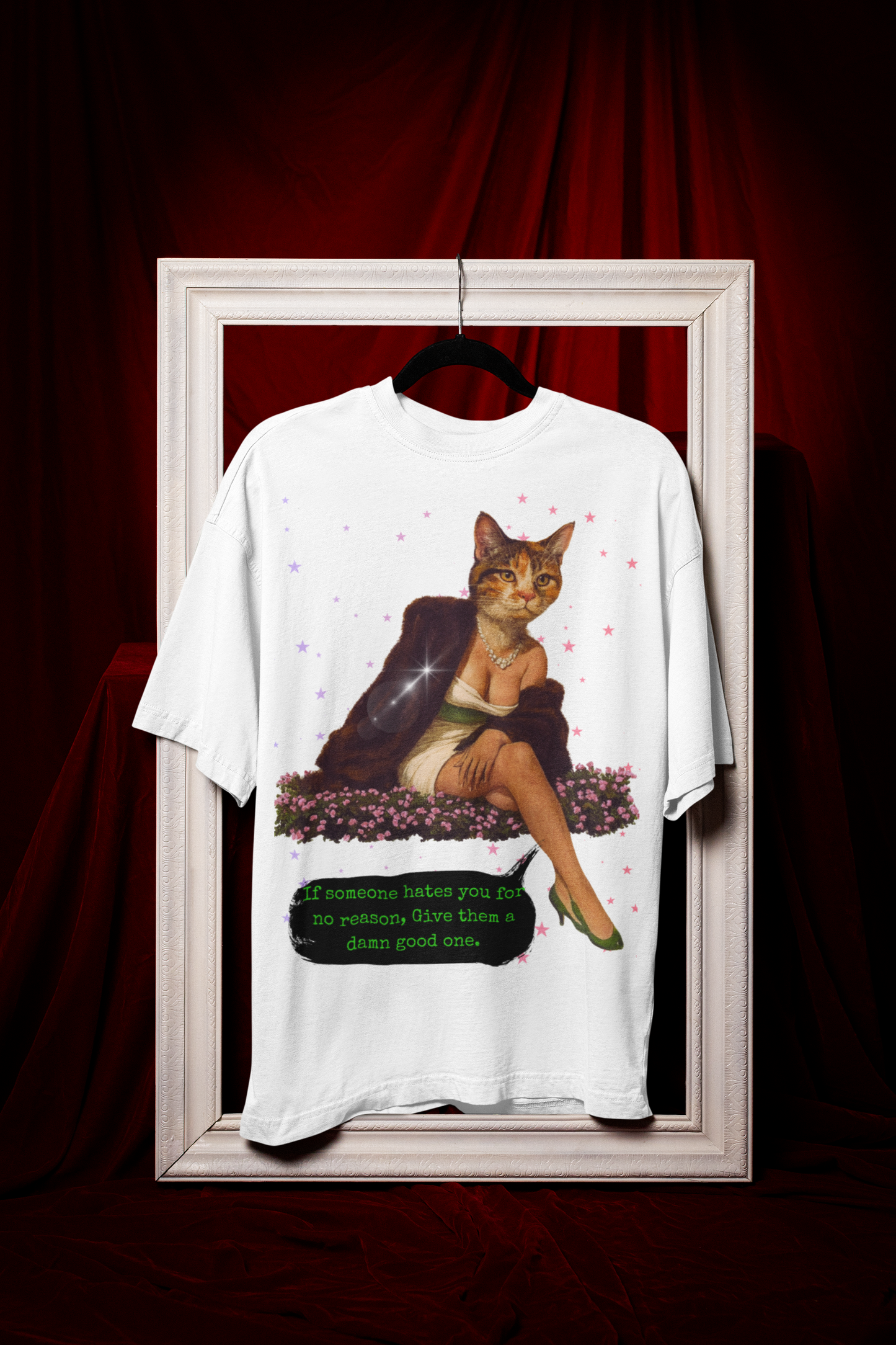 Sarcastic Oversized Shirt Give Them a Reason Quot