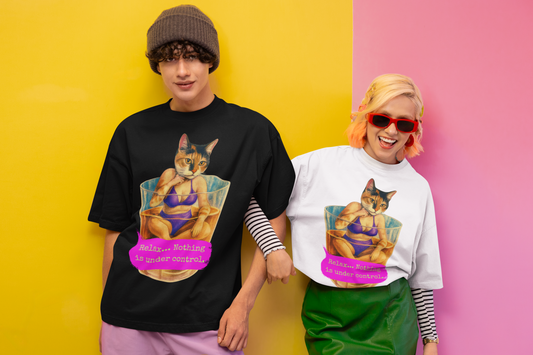 Sarcastic Oversized T Shirt Dark Humor Feminist Graphic