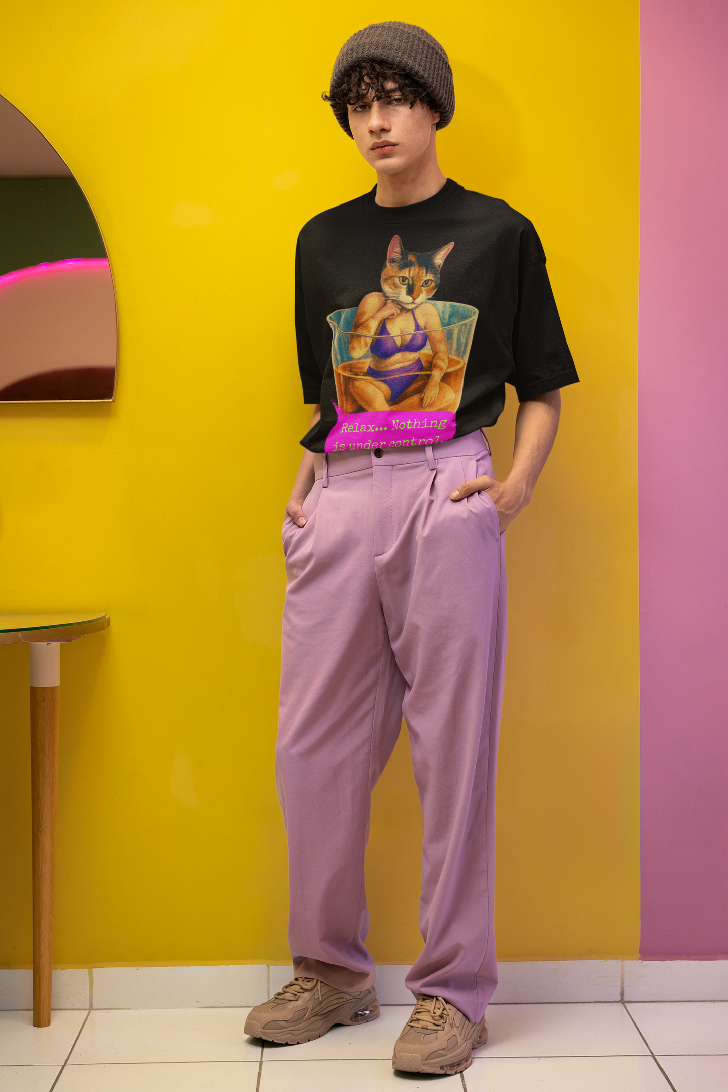 Sarcastic Oversized T Shirt Dark Humor Feminist Graphic