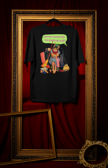 Dark Humor T Shirt Oversized Sarcastic Feminist Artwork