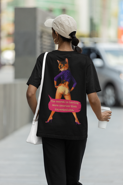 Feminist Quote T Shirt Oversized Cat Sarcastic