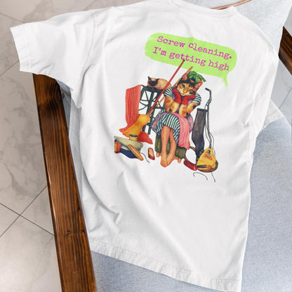 Dark Humor T Shirt Oversized Sarcastic Feminist Artwork