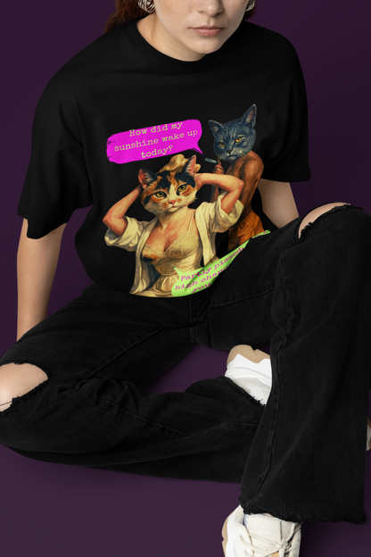 Oversized Sarcastic T Shirt Unique Dark Humor Feminist Art