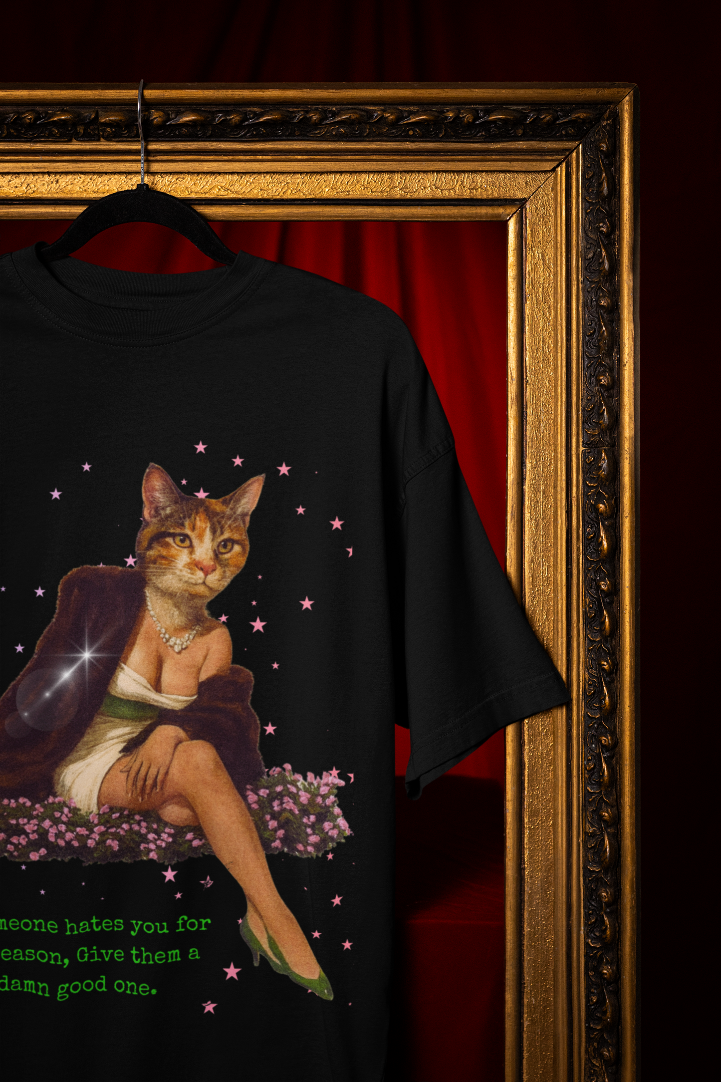 Sarcastic Oversized Shirt Give Them a Reason Quot