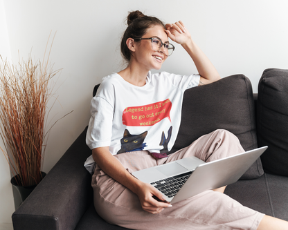 Funny Sarcastic T Shirt Oversized Dark Humor Artwork