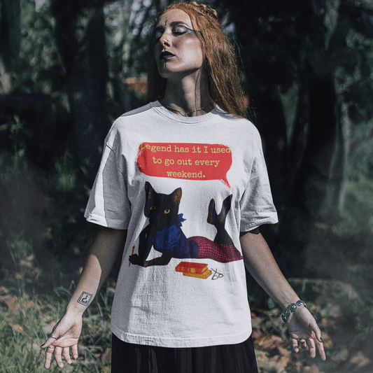 Funny Sarcastic T Shirt Oversized Dark Humor Artwork