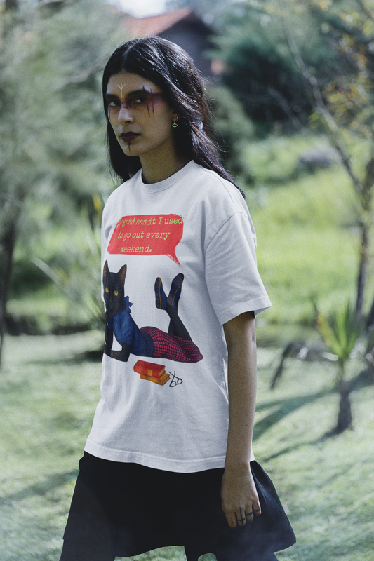 Funny Sarcastic T Shirt Oversized Dark Humor Artwork