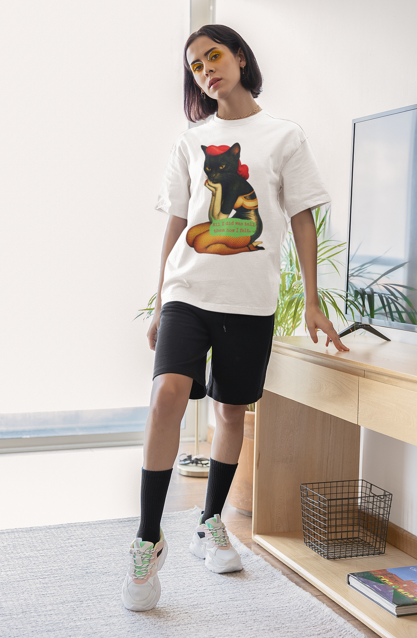 Sarcastic Oversized Shirt Emotional Quote Passive Aggressive