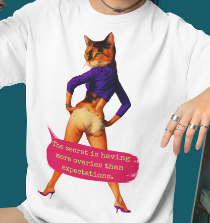 Feminist Quote T Shirt Oversized Cat Sarcastic