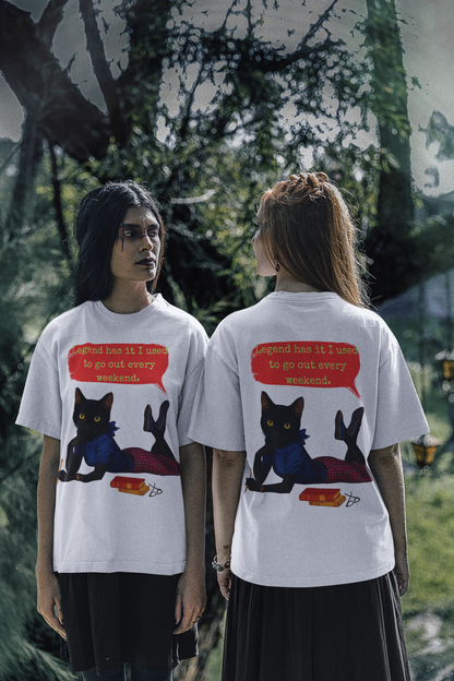 Funny Sarcastic T Shirt Oversized Dark Humor Artwork