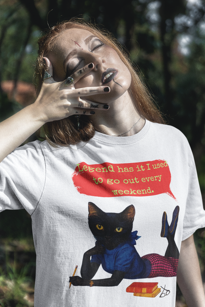 Funny Sarcastic T Shirt Oversized Dark Humor Artwork