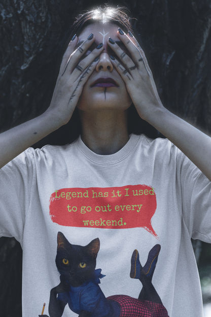 Funny Sarcastic T Shirt Oversized Dark Humor Artwork